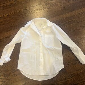 COS White Button Up Blouse - White - EU 34